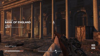 The player approaches the Bank of England in Fallout 4 mod, Fallout London