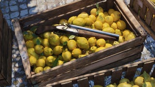 A shotgun in a lemon basket in Mafia: The Old Country.