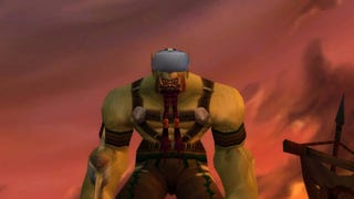 World of Warcraft orc with Vr headset