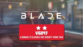 Custom header for Die by the Blade review, two stars